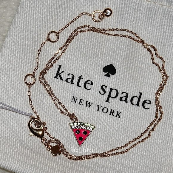 Kate Spade Watermelon Pendant 🎉Host Pick🎉 - Picture 3 of 4